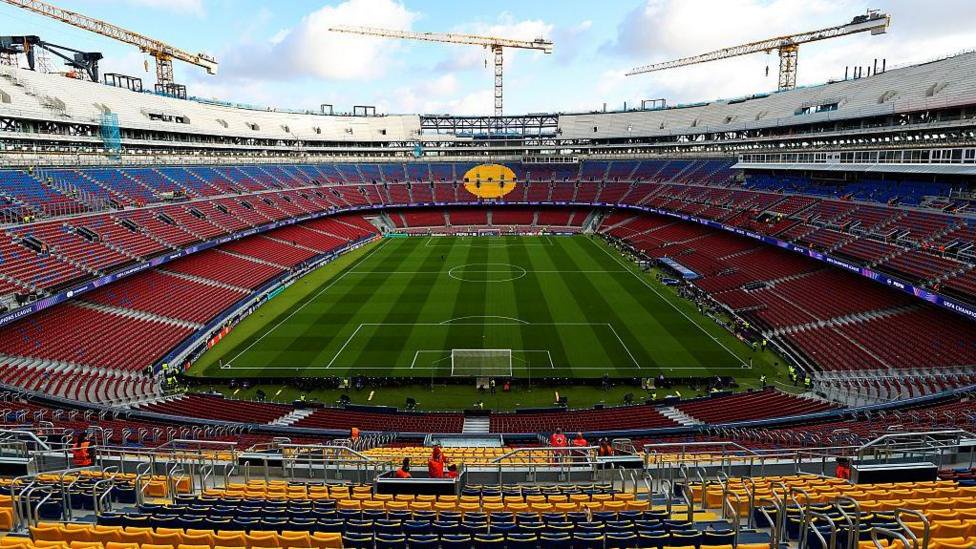 A general view of the Nou Camp 