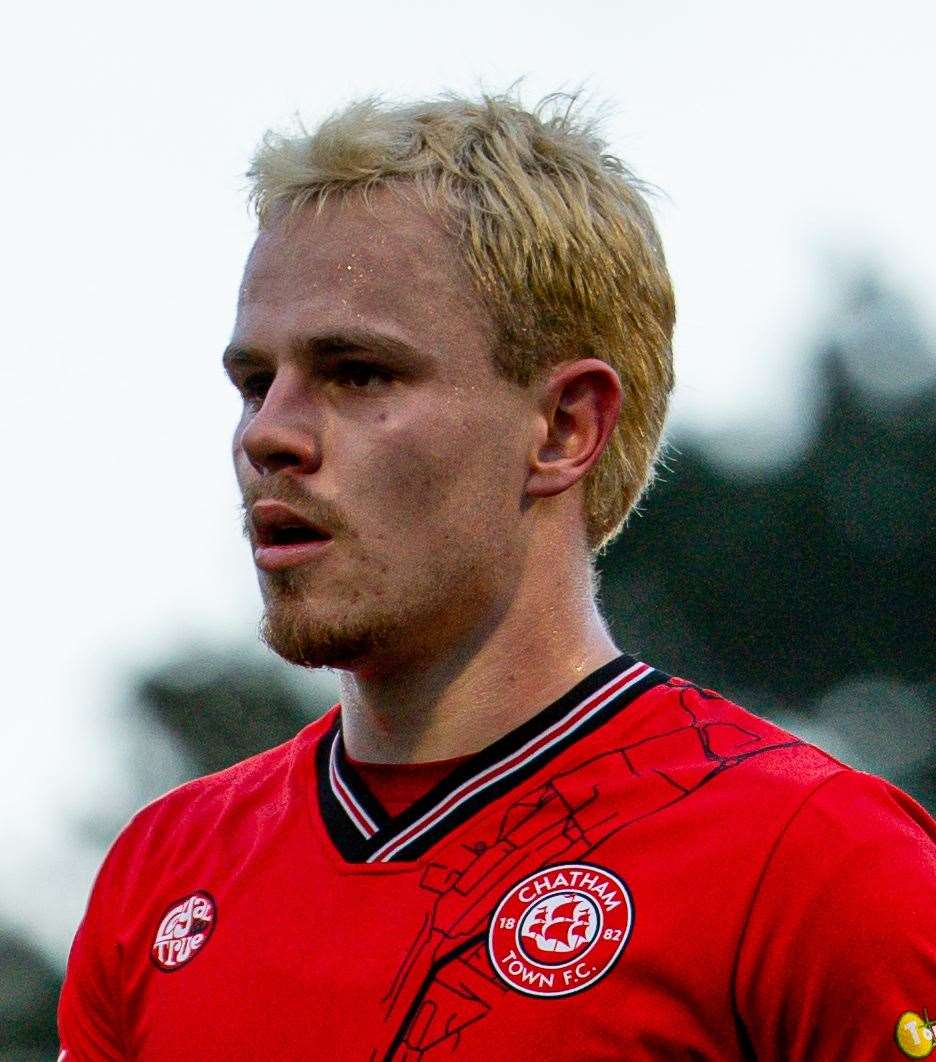 Matty Macarthur - has joined Dartford, having played for Chatham last season. Picture: @paulsmithdigital instagram