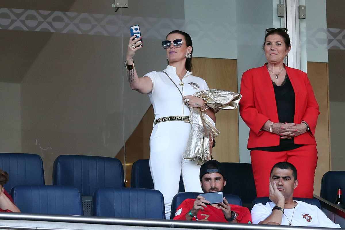Ronaldo's sister and his Elma Aveiro and his mum Dolores Aveiro
