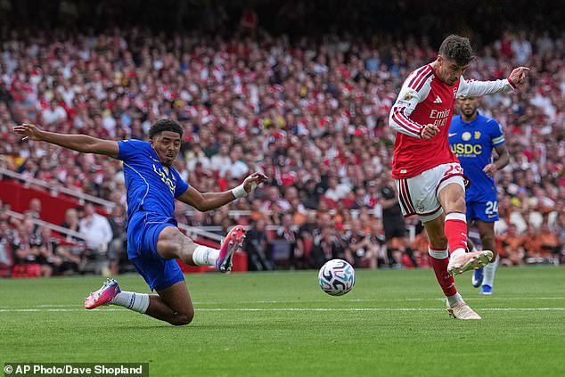 One of two Chelsea representatives in the back four is French defender Wesley Fofana