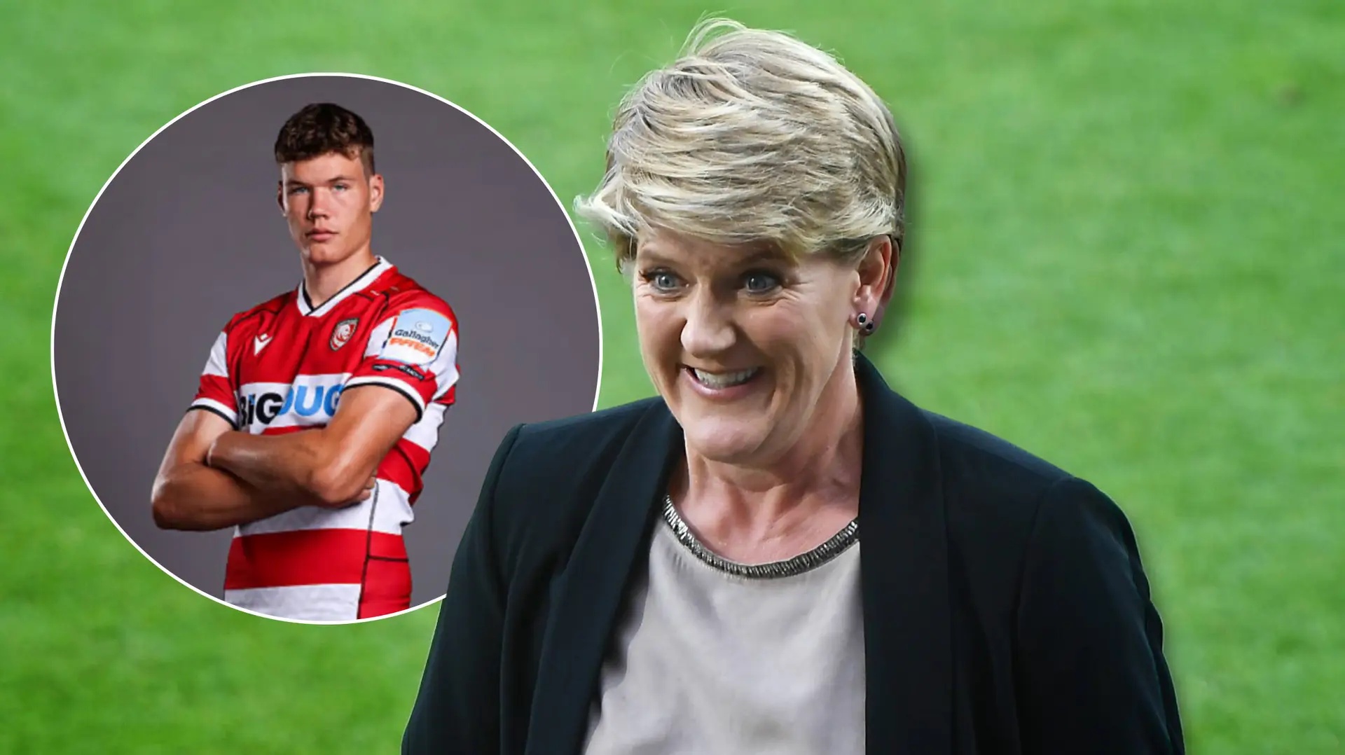 Clare Balding’s 6ft 9in nephew
