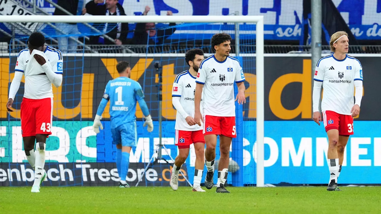 Doppelschock für den HSV: 0:1 in Paderborn und zwei Ausfälle