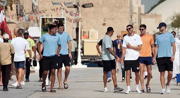 World Cup 2022: England players spotted at beach enjoying sunny weather in Doha ahead of Tuesday's final Group B clash against Wales