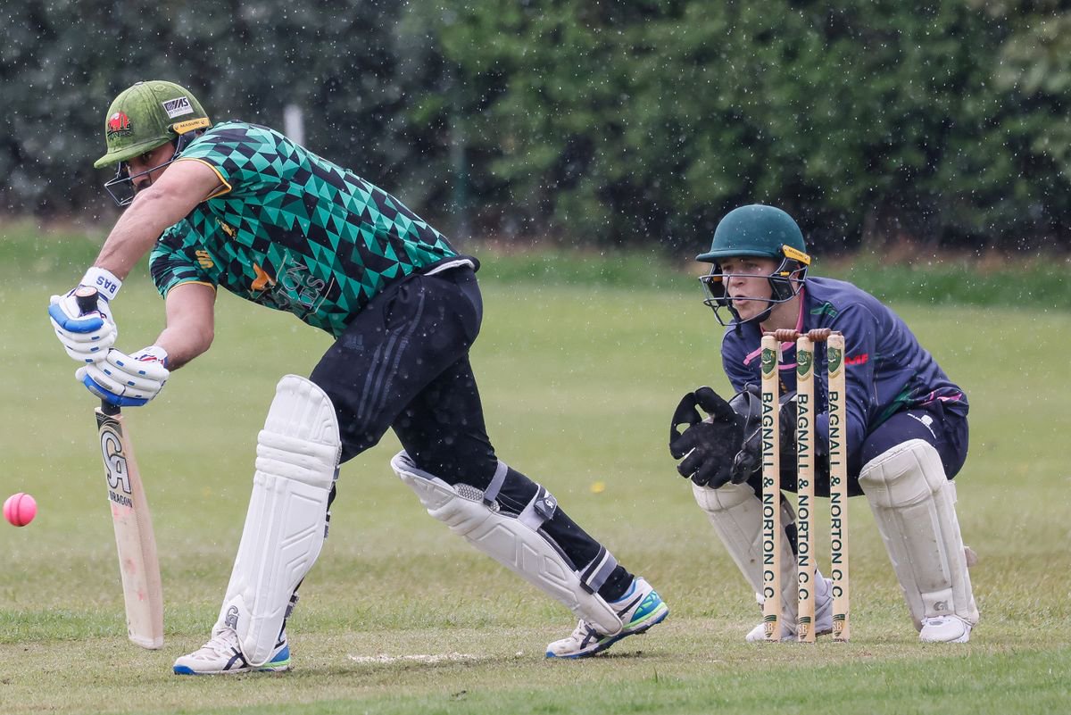 Ali Khan made 95 as Cheadle easily beat Alsager in North Staffs and South Cheshire League Premier B.