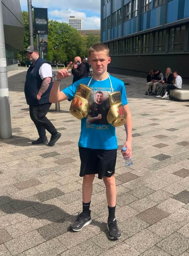 Robert has boxing in his blood