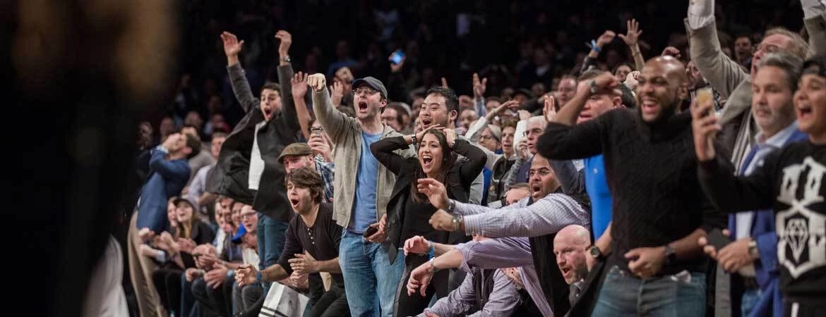 Brooklyn Nets fans at Barclays Center