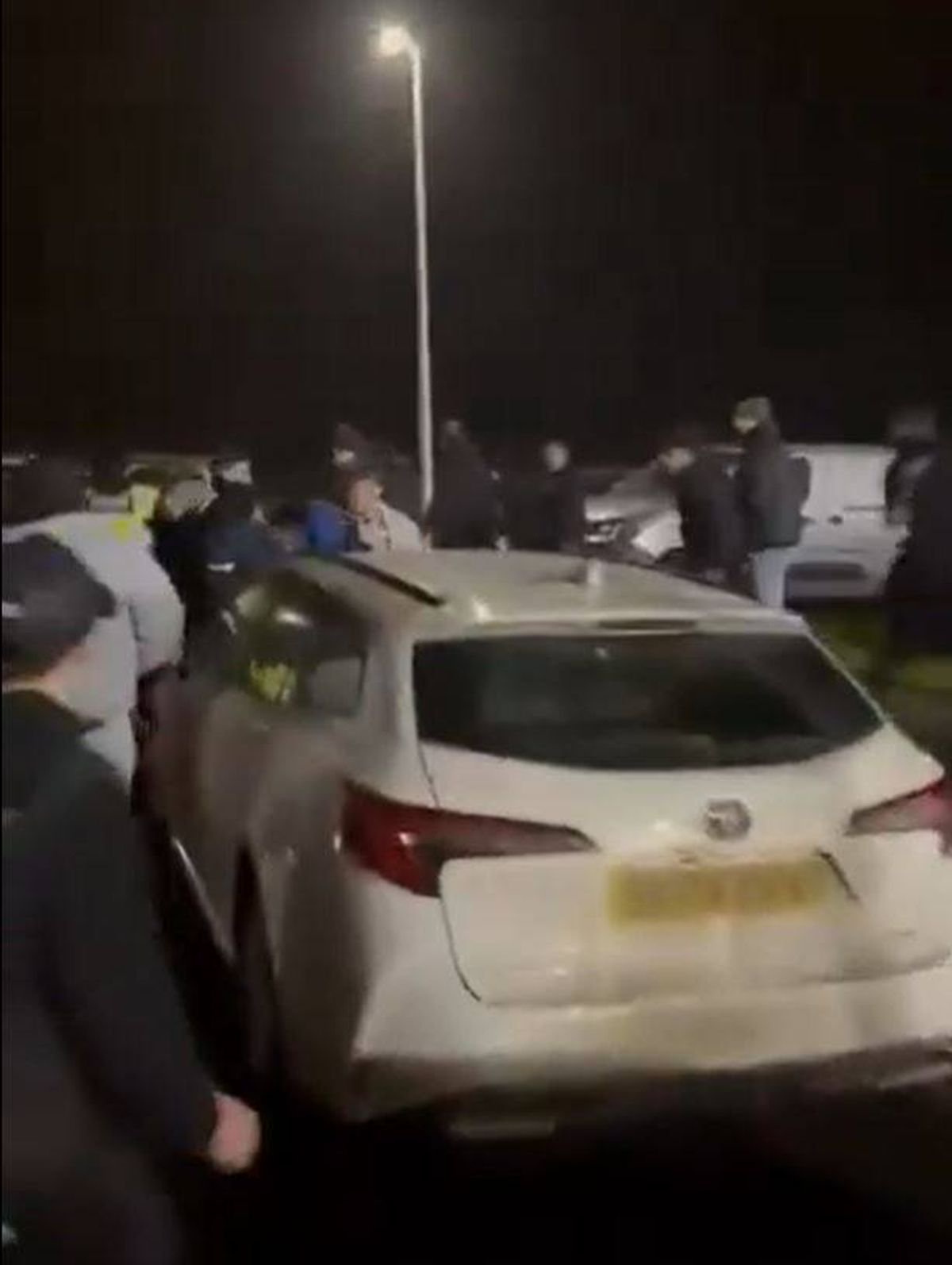 The incident occurred post-match