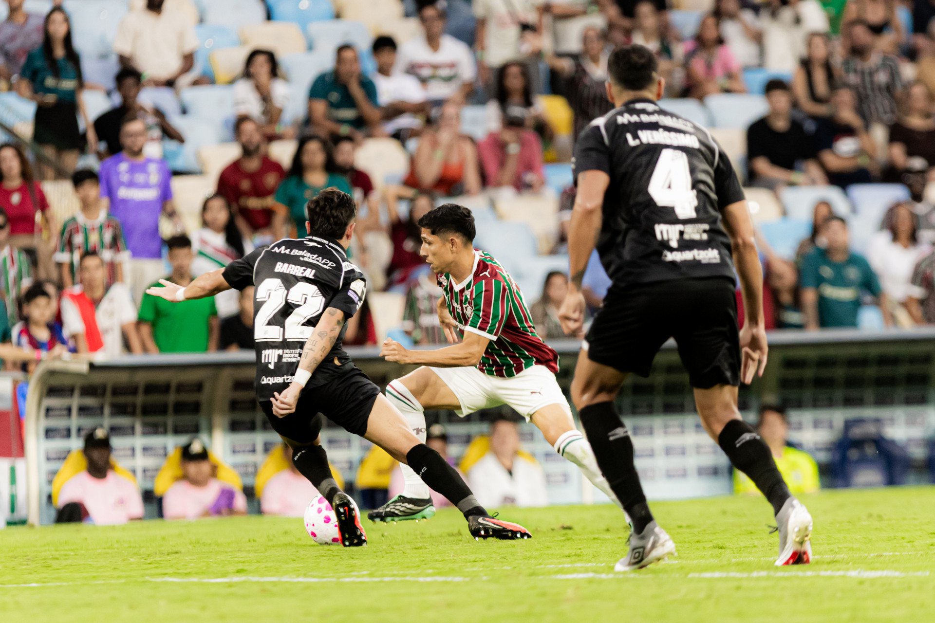 Fluminense enfrentou o Santos, neste domingo (18), no Maracanã, pelo Brasileirão - Marina Garcia/Fluminense