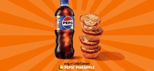 Pepsi Pineapple is back! Tropical soda available this summer only at Little Caesars