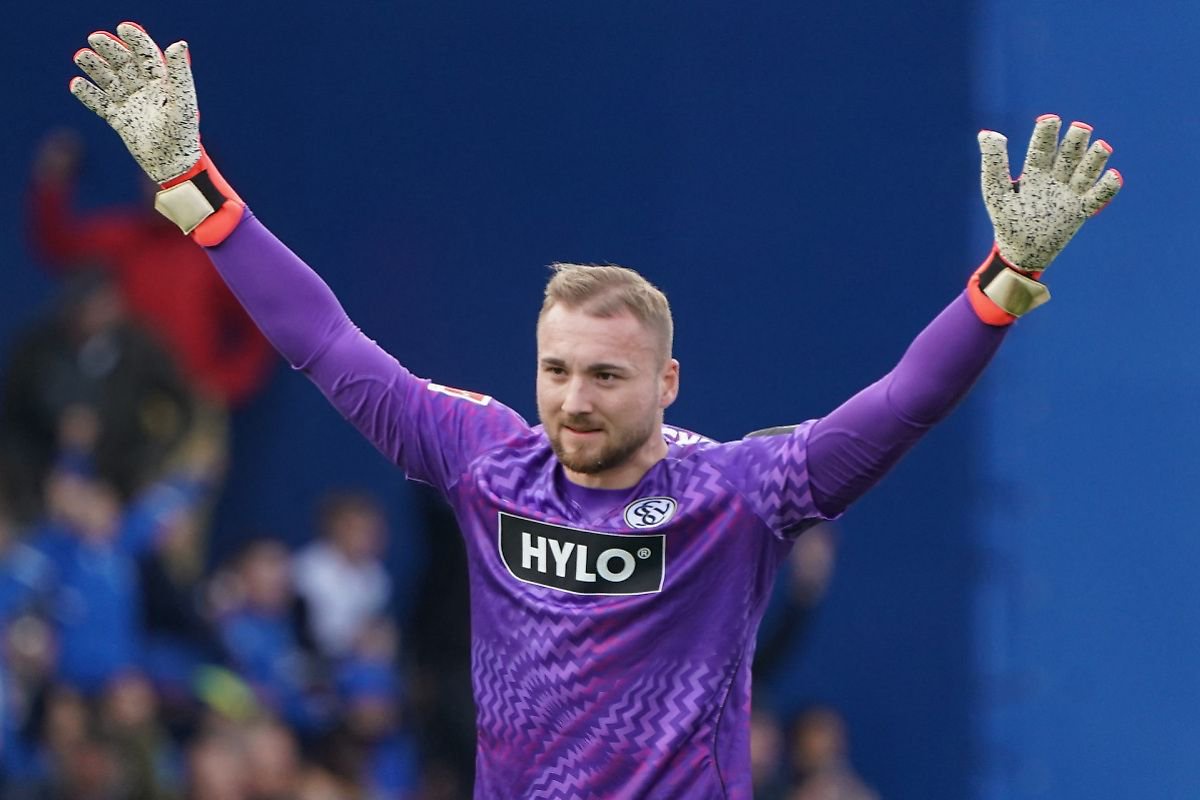 Goalie Kristof bejubelte Elversbergs höchsten Bundesliga-Sieg