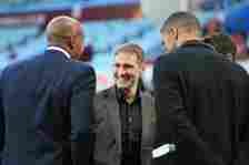 Former Aston Villa player Stiliyan Petrov smiles before the Premier League match between Aston Villa and Liverpool at Villa Park on May 10, 2022 in...