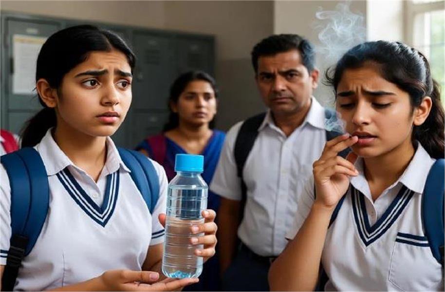 uttarakhand news alcohol found in student s water bottlel