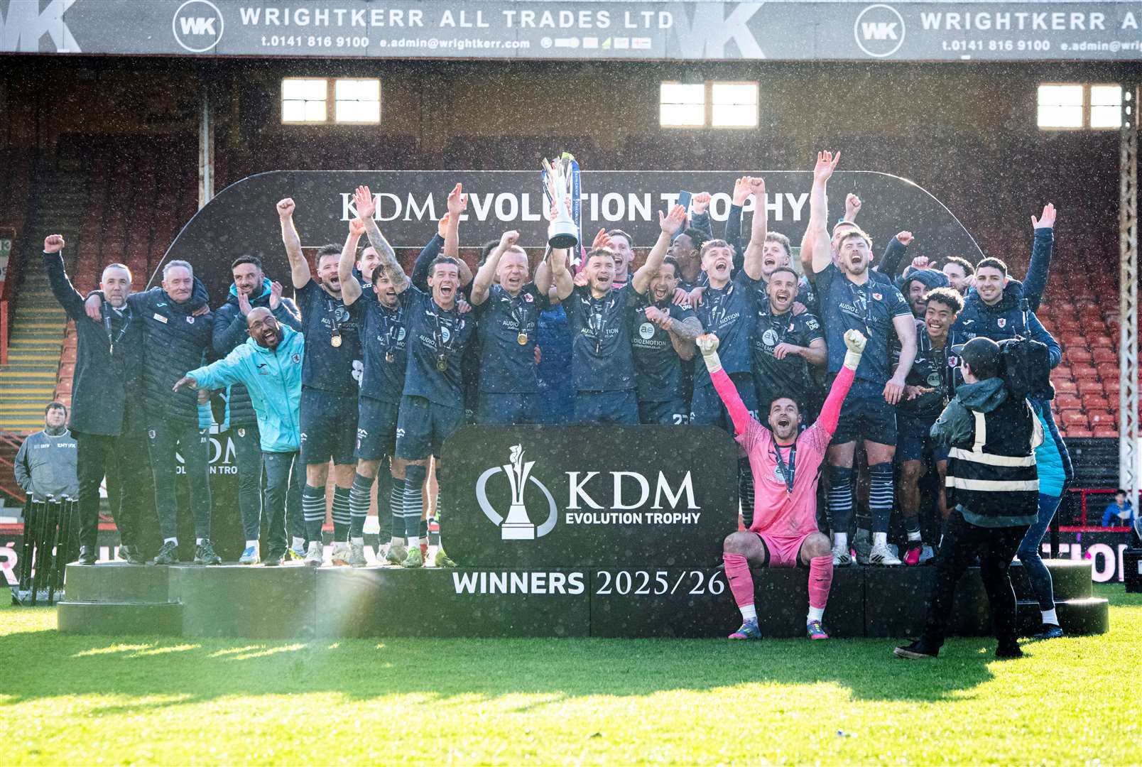 Raith Rovers are holders of the KDM Evolution Trophy. Picture: Daniel Forsyth.