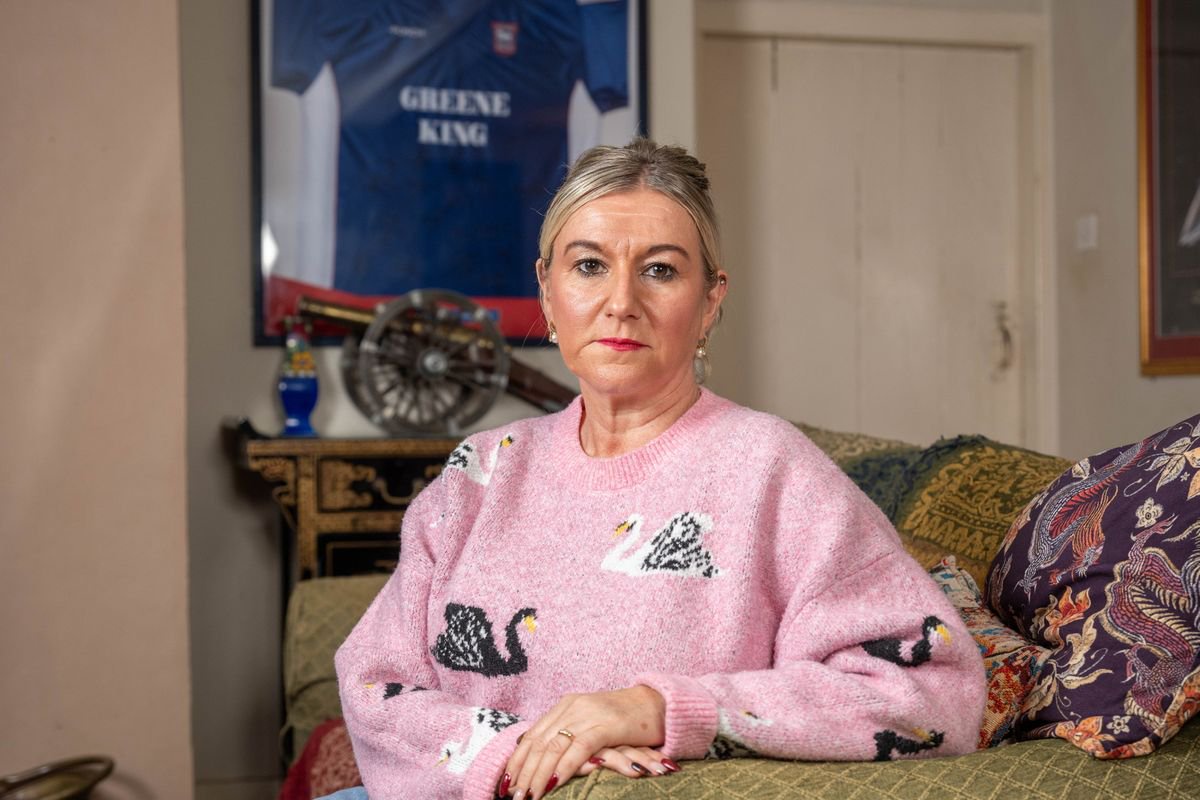 Joanne at her home