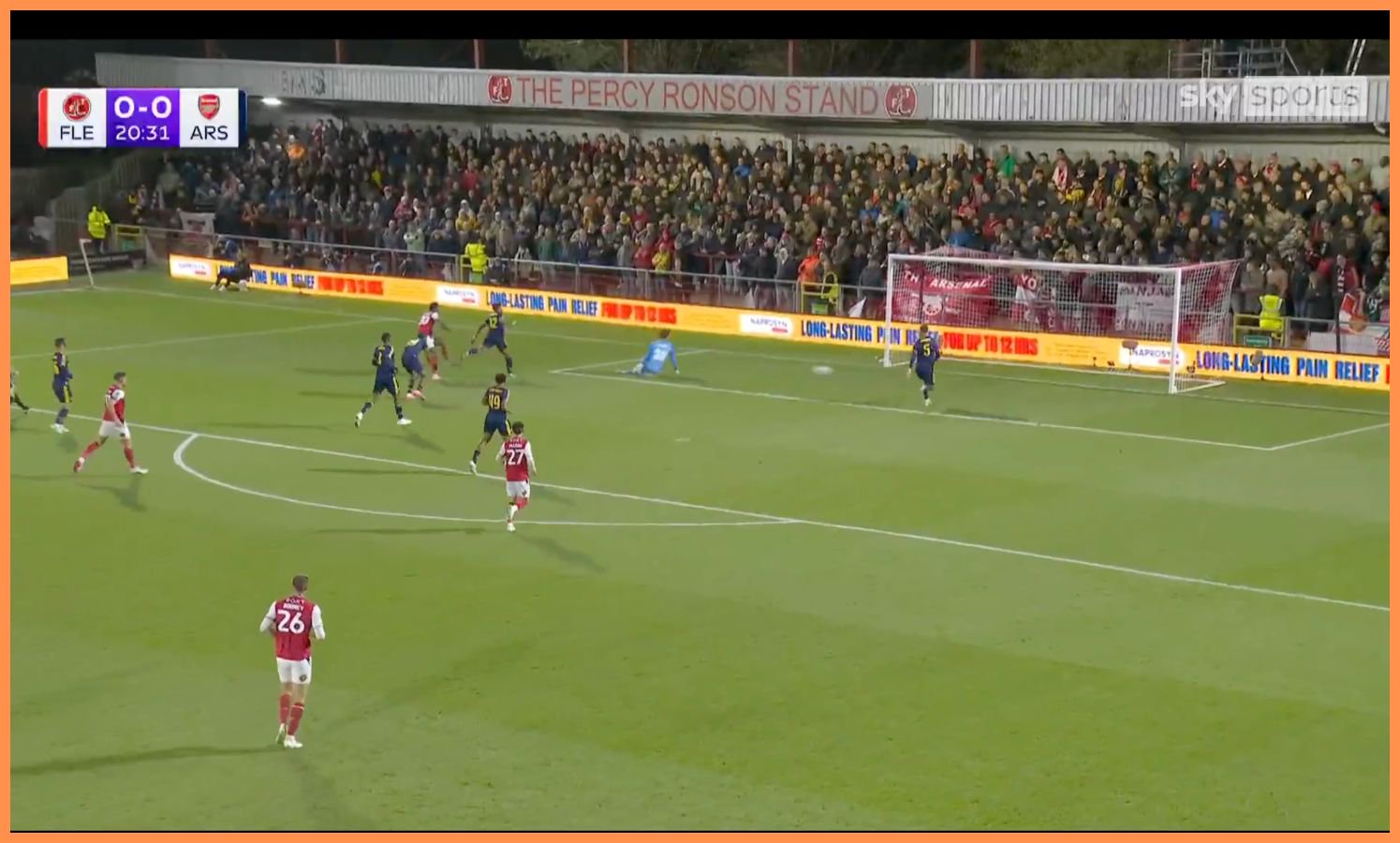 (Videos): Arsenal beaten on penalties by Fleetwood in cup stunner