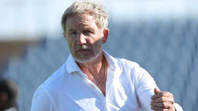 Kaizer Chiefs coach Stuart Baxter during yesterday’s match againstSwallows FC. Picture: Gavin Barker/BackpagePix