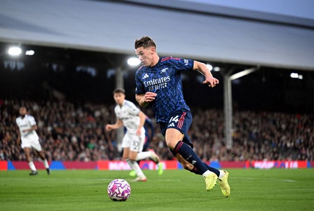 Viktor Gyoekeres during the Premier League match between Fulham and Arsenal at Craven Cottage. 