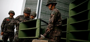 North Korea is installing loudspeakers along border, South Korea says