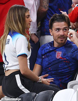 Harry Kane, Saka, Grealish and other England stars enjoyed romantic moments with their WAGS in the stands after 3-0 win over Senegal (Photos) 