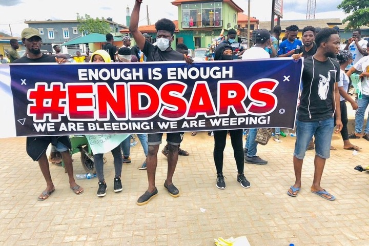 Protests over SARS unit and police brutality continue to rock Nigeria. -  Opera News