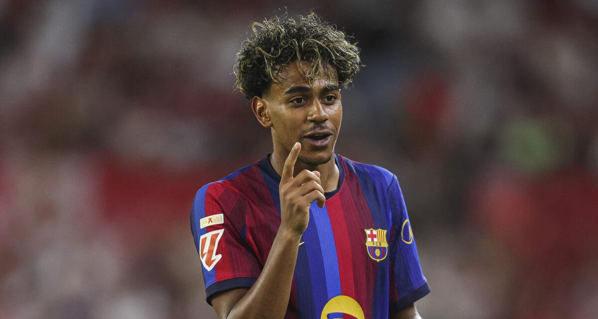 Lamine Yamal avec le Barça