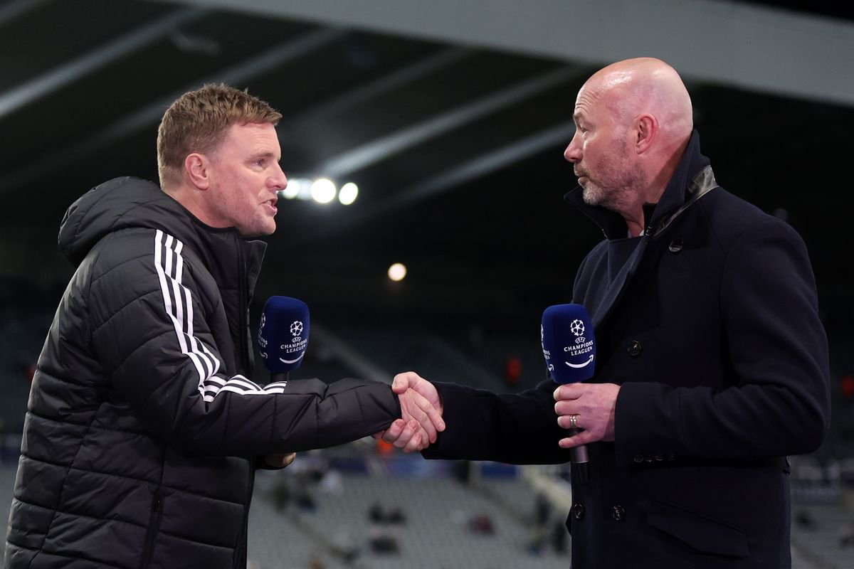 Eddie Howe and Alan Shearer