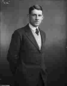 Siegfried Sassoon, pictured, rented the property in the 1920s with fellow poet Edmund Blunden