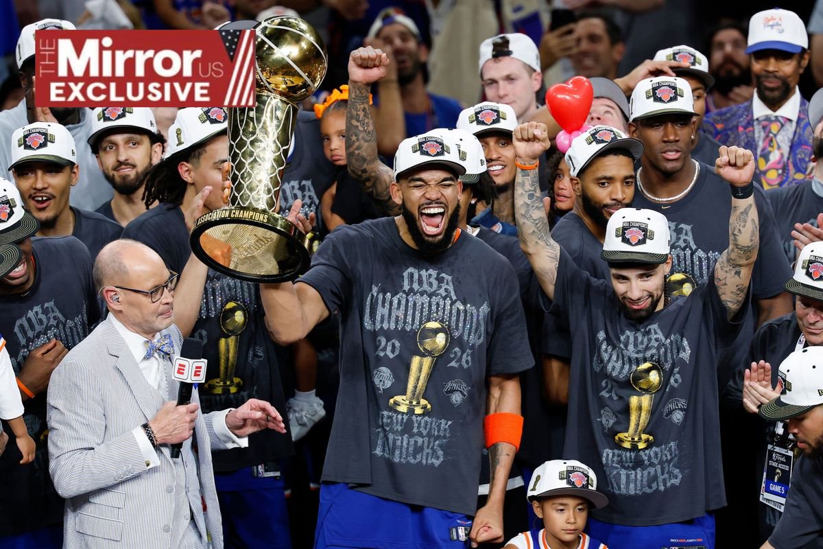 The Knicks celebrated at Flyfish Club after defeating the Spurs in the NBA Finals