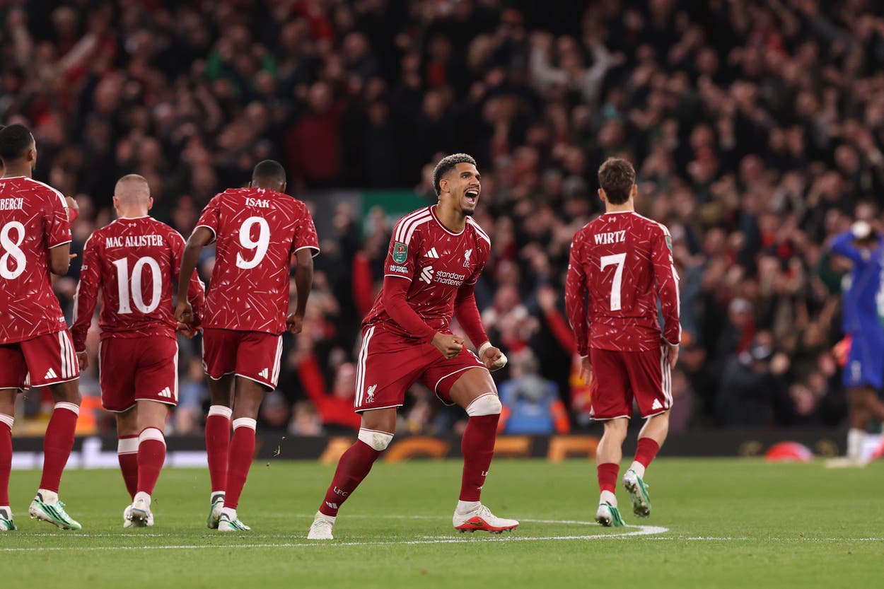 Liverpool reached the quarter-finals of the Carabao Cup following a penalty shootout win over Chelsea