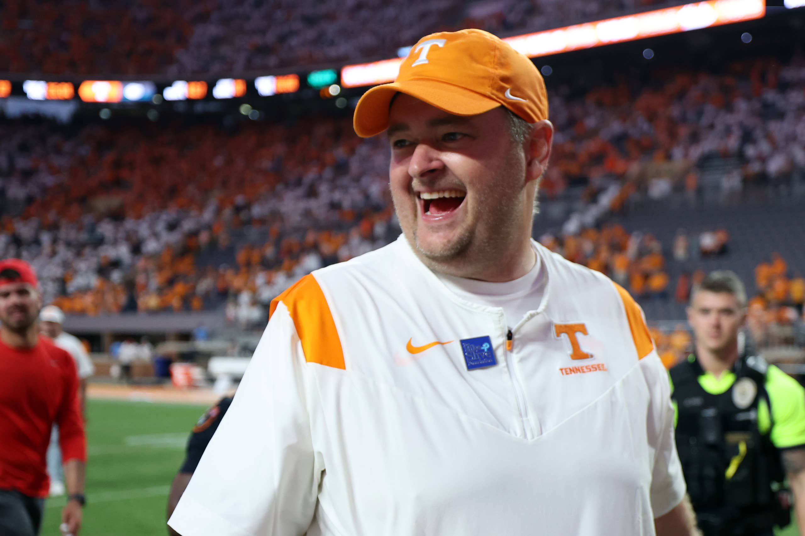 Head coach Josh Heupel of the Tennessee Volunteers