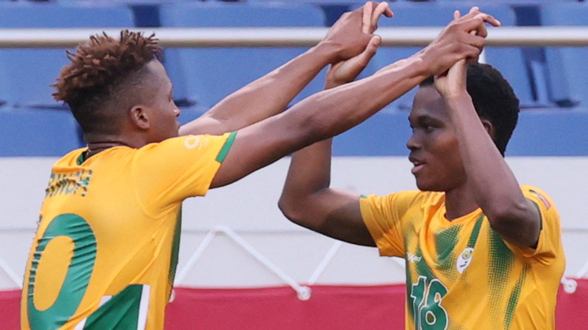 Luther Singh & Kobamelo Kodisang of South Africa