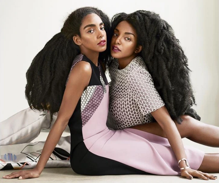 Dsee D Twins With D Longest Natural Hair