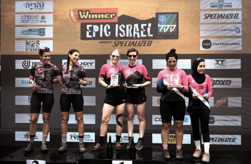 Winners of the women's division at Winner Epic Israel 2026, as Israel’s premier mountain bike race returned to the Western Galilee after a three-year absence, celebrating sporting excellence and the region’s recovery.
