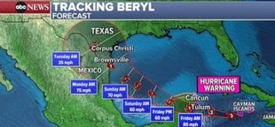 Beryl live updates: Storm expected to slam into Texas coast as hurricane