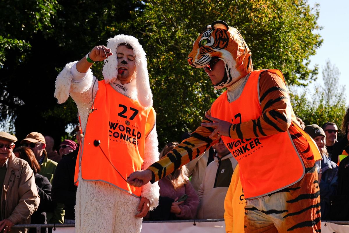 Competitors wore fancy dress