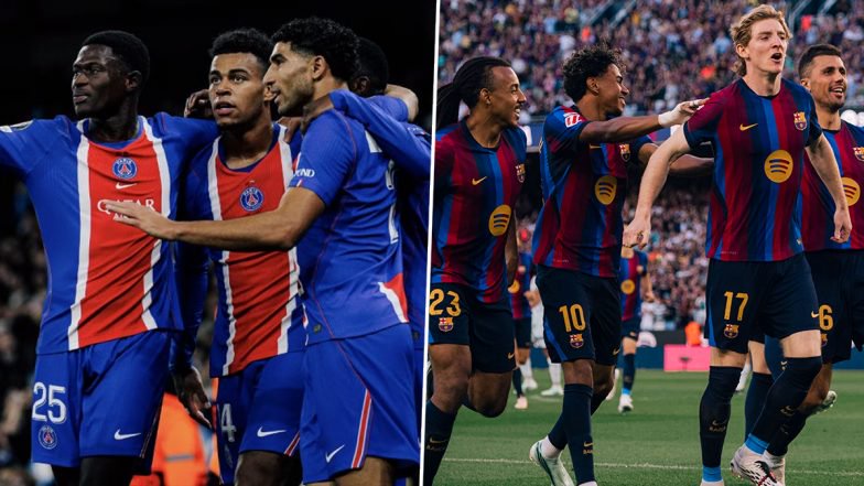 Paris Saint-Germain vs Barcelona, Free Live Streaming Online and TV Telecast of UEFA Champions League 2026-27 in India