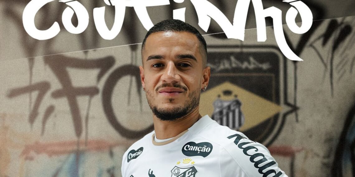 Coutinho marca primeiro gol pelo Santos e garante virada sobre o Fluminense