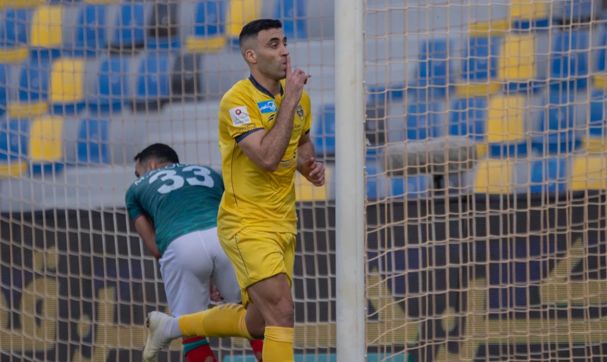 Hamdallah scores in Al-Taawoun’s draw to move within 1 goal of equaling SPL record