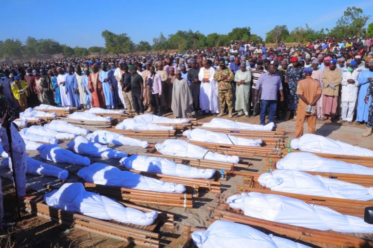 Farmers massacred by Boko Haram buried in Borno