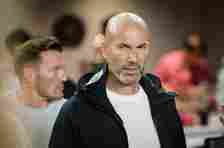 Former Real Madrid manager Zinedine Zidane.