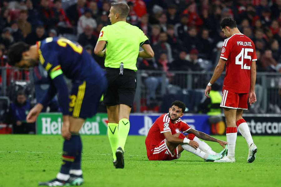 Diaz picked up an injury against Arsenal