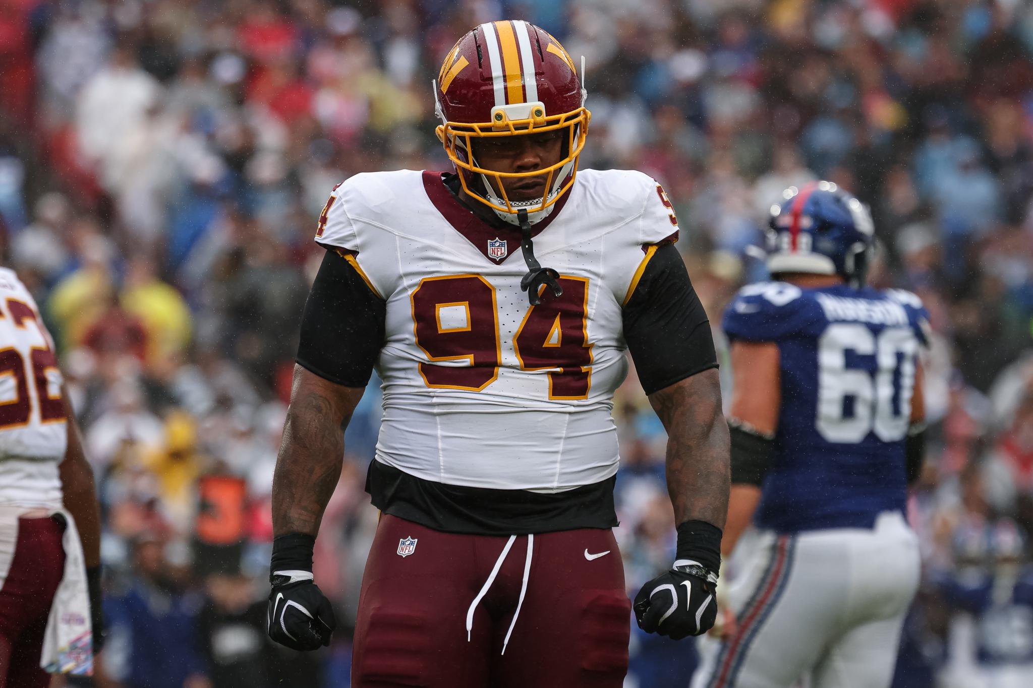 Daron Payne, who has 14 tackles, one sack and one forced fumble this season, is expected to be place on injured reserve, sidelining him for at least four games. 