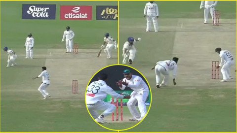 Qais Ahmad रन आउट होने से बचे, Nayeem Hasan की गलती का Run Out Chance Video