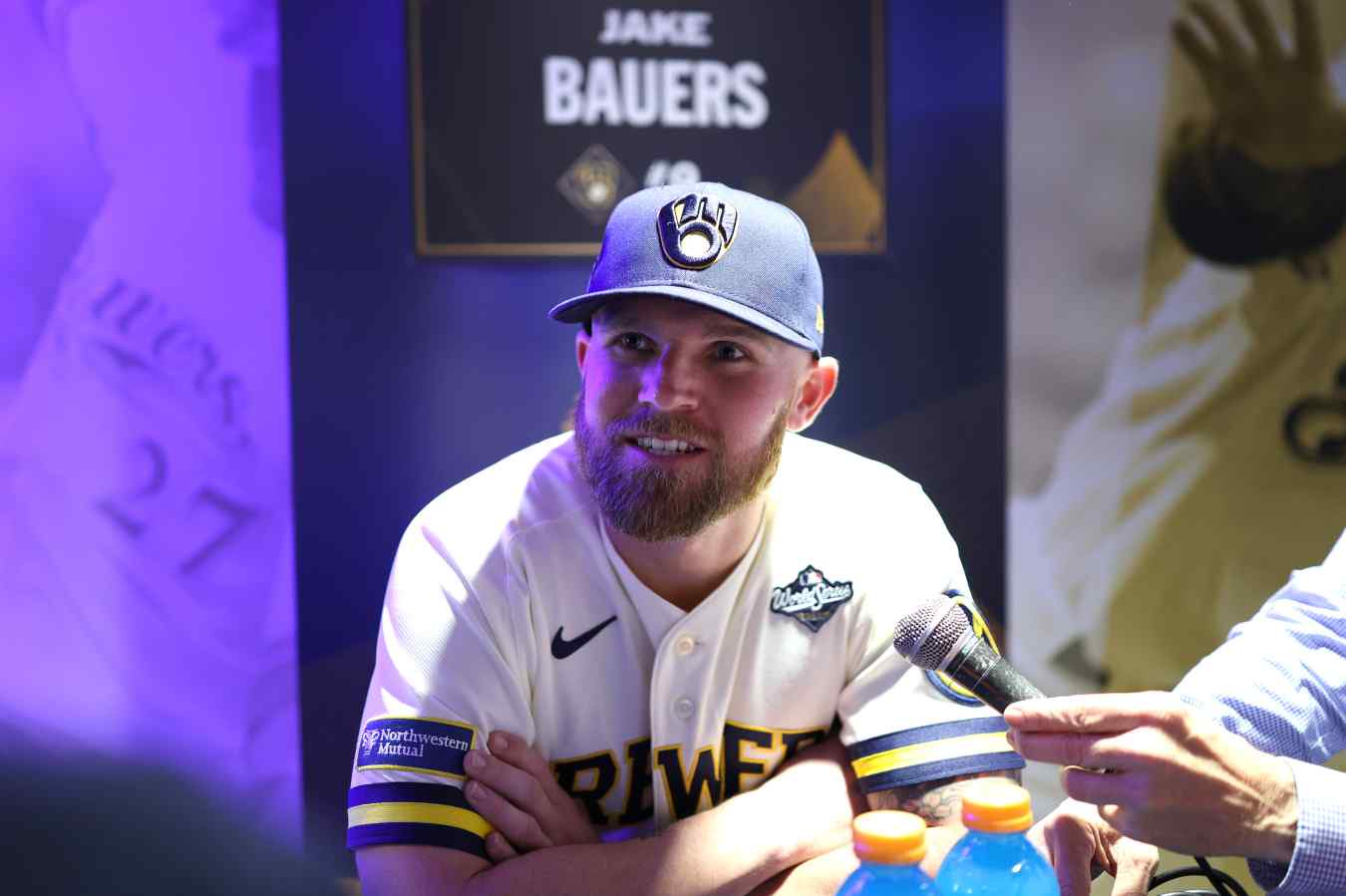 World Series: Tampa Bay Rays v Milwaukee Brewers - Workout Day