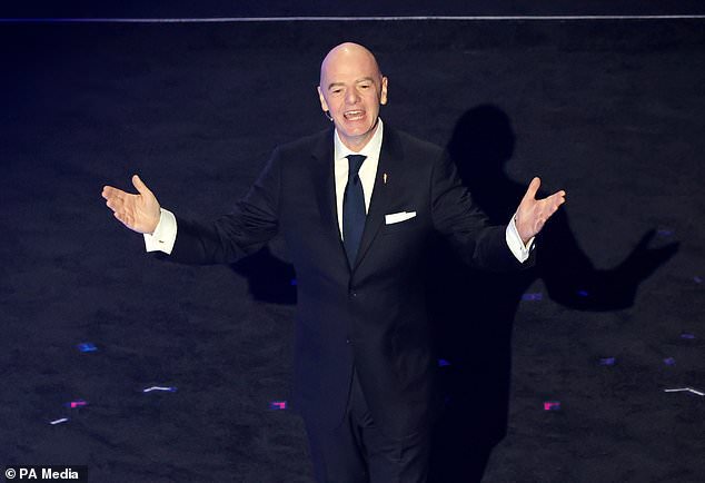 Gianni Infantino came under heavy criticism during the summer (Sam Corum/PA)