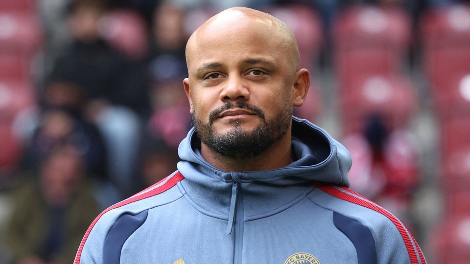 Bayern Munich manager Vincent Kompany was rushed to hospital after collapsing while watching a training session. (AFP)