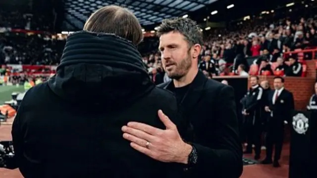 Daniel Farke and Michael Carrick