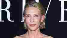Cate Blanchett is pictured with a short, tousled bob whilst attending the Giorgio Armani Prive Haute Couture Fall/Winter 2024-2025 show as part of Paris Fashion Week on June 25, 2024 in Paris, France.