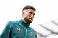 Matt Doherty of Wolverhampton Wanderers arrives at the stadium prior to the Premier League match between Manchester City and Wolverhampton Wanderer...