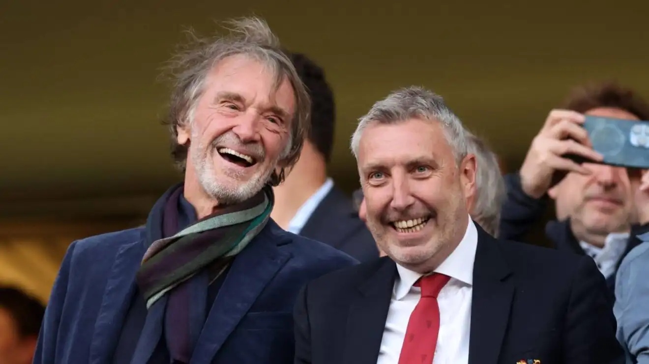 Sir Jim Ratcliffe and Jason Wilcox.